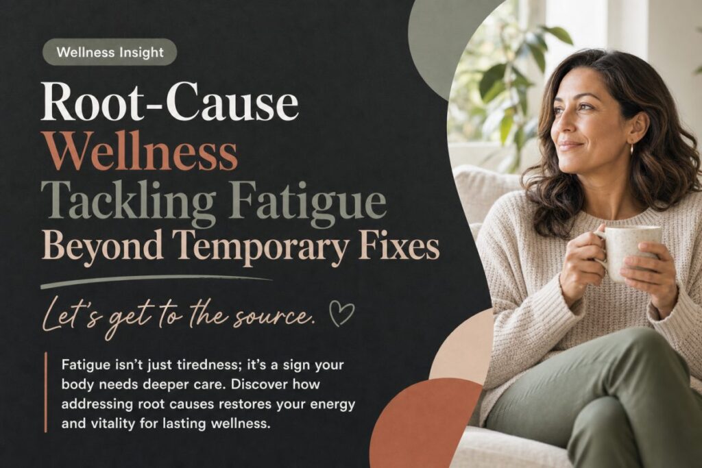 Root-Cause Wellness: Tackling Fatigue Beyond Temporary Fixes