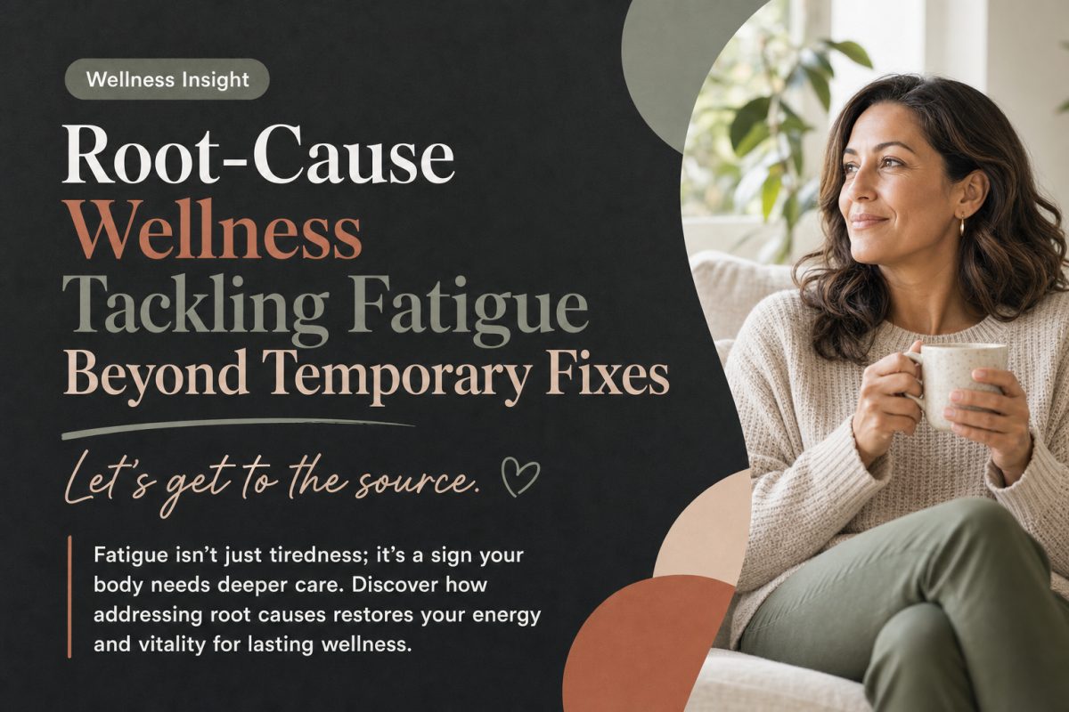 Root-Cause Wellness: Tackling Fatigue Beyond Temporary Fixes