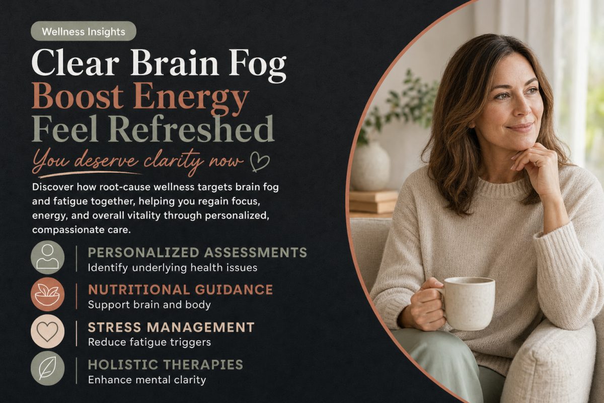 How Root-Cause Wellness Approaches Can Combat Brain Fog and Fatigue Simultaneously