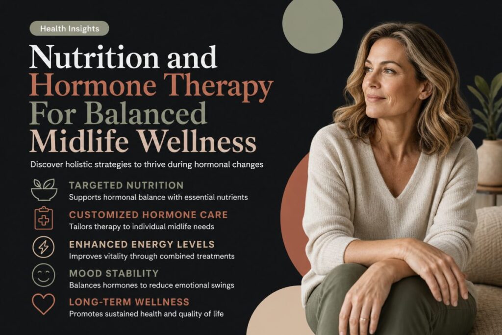 Integrating Nutrition and Hormone Therapy for Optimal Wellness in Midlife